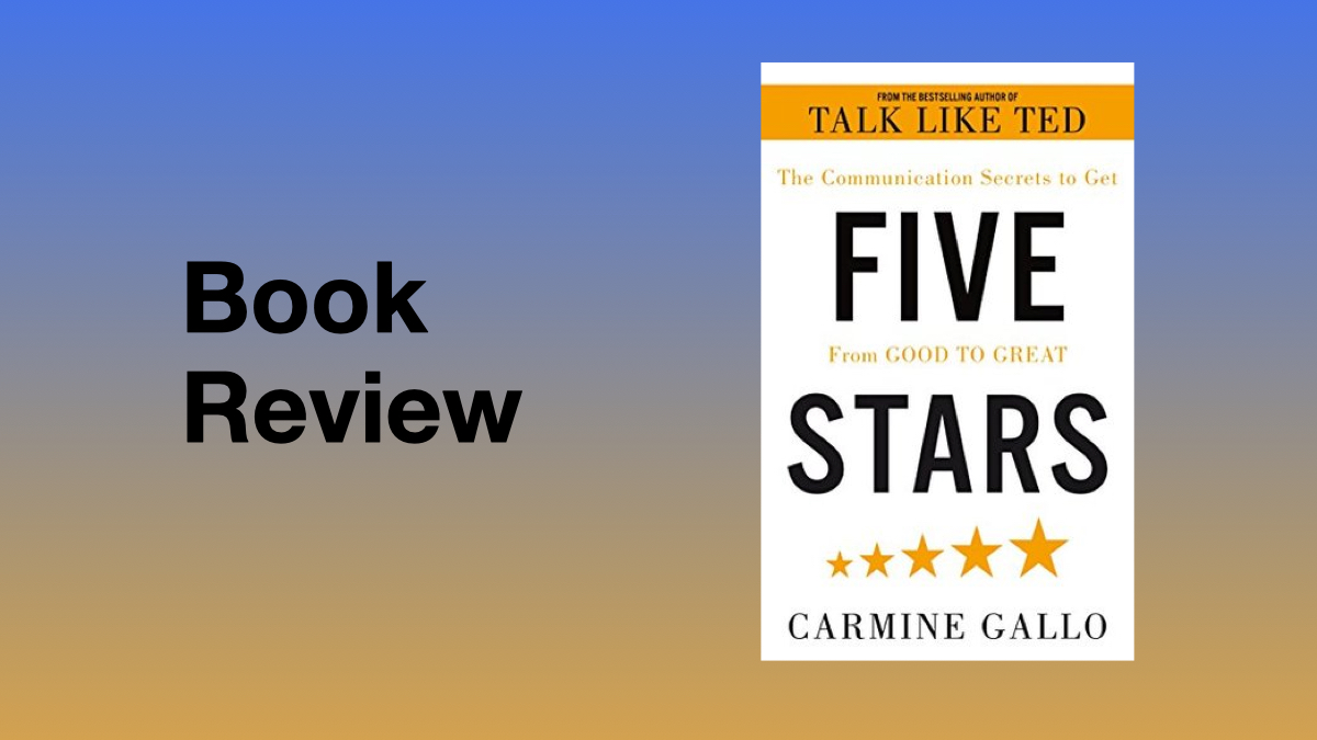 Book review. Five Stars by Carmine Gallo