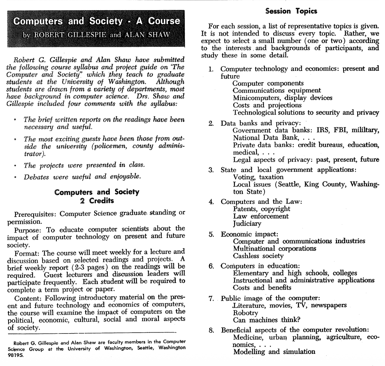 The tech changed, the questions barely did.