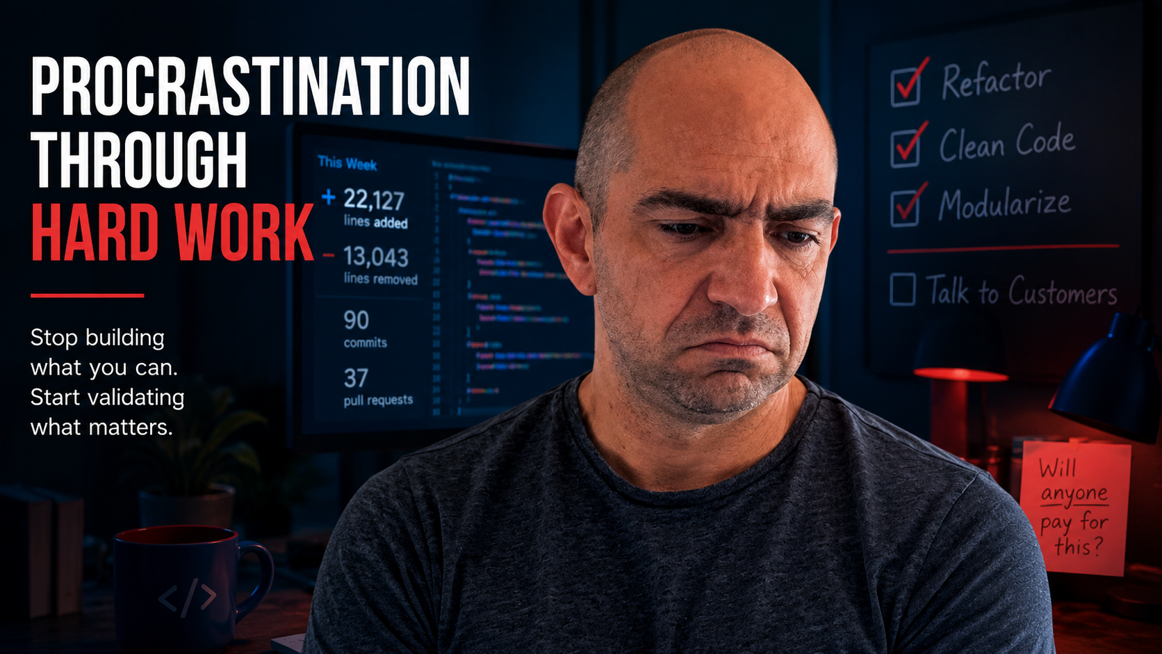 When Your Code Is Avoiding the Question Your Startup Needs Answered